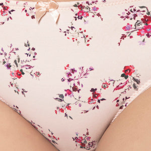 Smooth Charm Bikini Panty - Rosewater Print