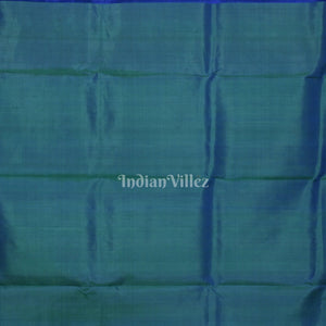 Peacock Blue Handwoven Baluchari Silk Saree