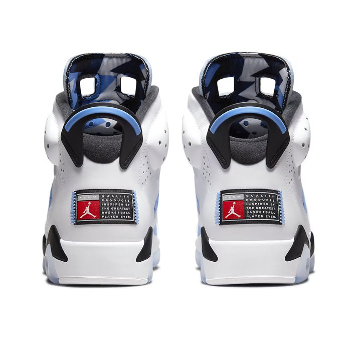 Jordan 6 Retro UNC White