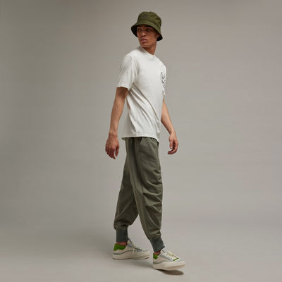Y-3 | GRAPHIC SHORT SLEEVE TEE  { WHITE