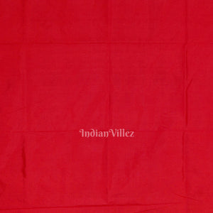 Grey Nature With Wildlife Design Pochampally Ikat Silk Saree