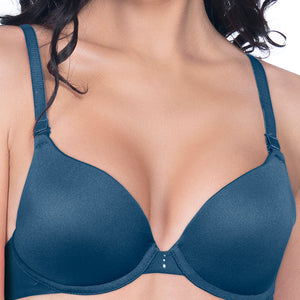 Perfect Lift Padded Wired Demi Bra - Bottle Green
