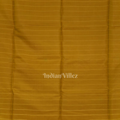 Rani Pink With Golden Yellow Pure Bishnupuri Silk Saree