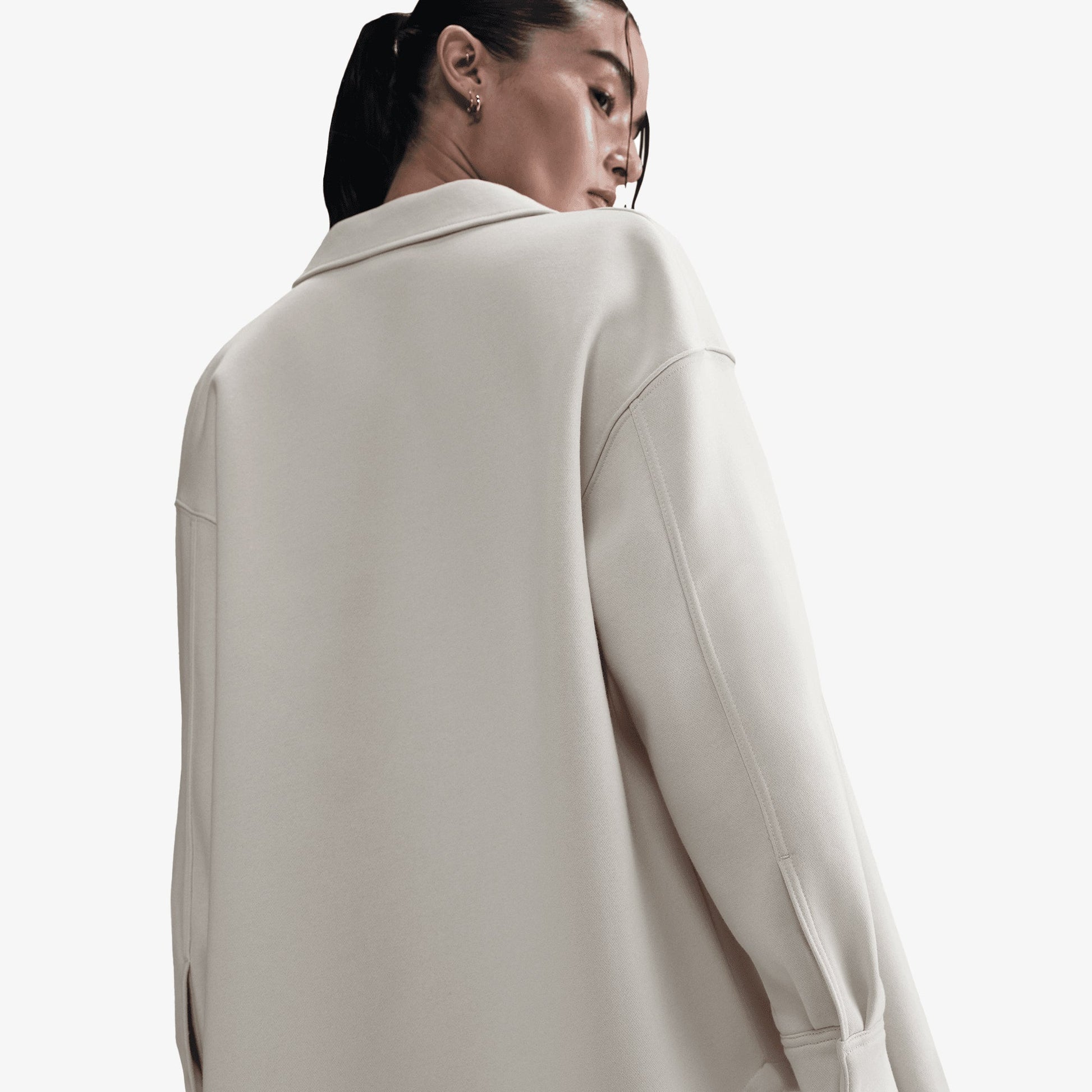 NIKE | PHOENIX FLEECE { LT OREWOOD BRN/SAIL