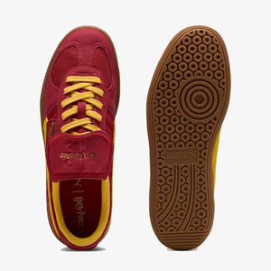 PUMA | x HARRY POTTER PALERMO HAIRY SUEDE FORMSTRIP { DARK CRIMSON-YELLOW SIZZLE