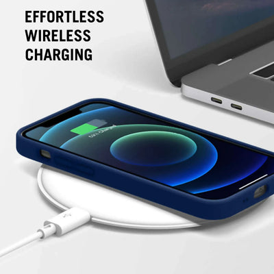 Solid Midnight Soft Silicone iPhone Case