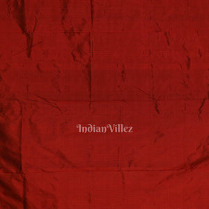 Coffee with Red Lotus Theme Contemporary Designer Silk Saree