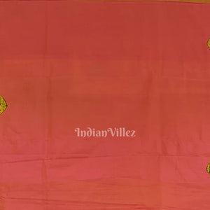 Deep Maroon Ramayan Theme Hand-Painted Pattachitra Saree