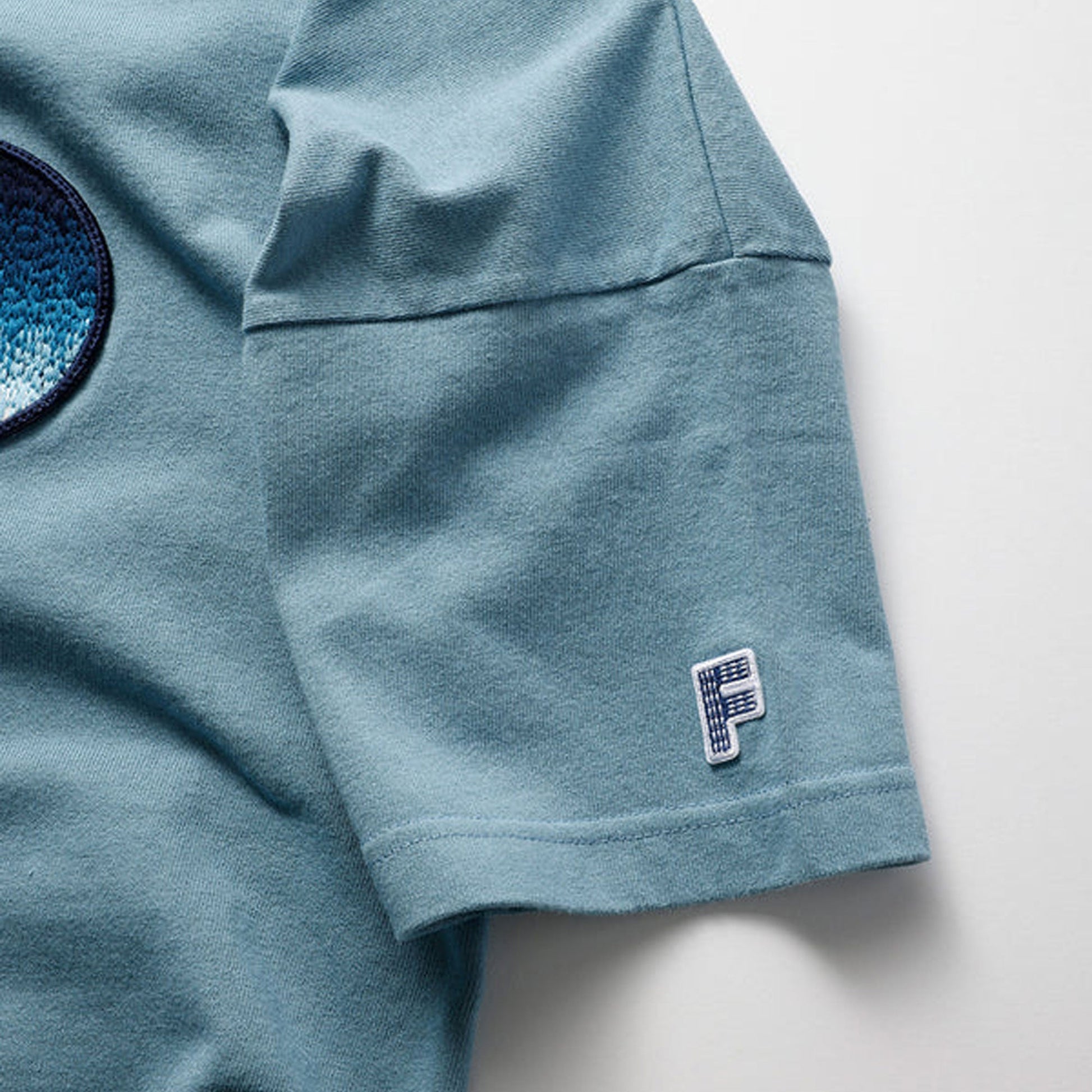 FDMTL | CIRCLE PATCH WIDE TEE  { BLUE