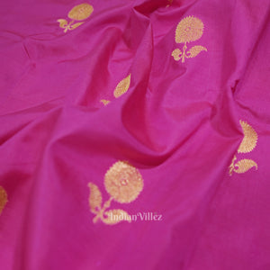 Purple Pink Designer Katan Banarasi Silk Saree