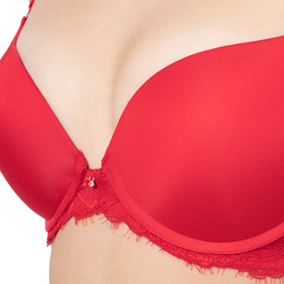 Miracle Lift Double Push-up Bra - Spanish Red