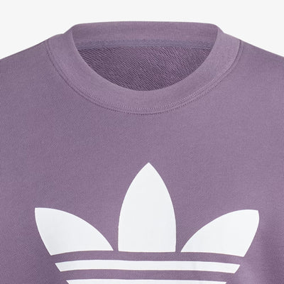 Adidas Originals | TREFOIL CREW SWEATSHIRT  { SHADOW VIOLET