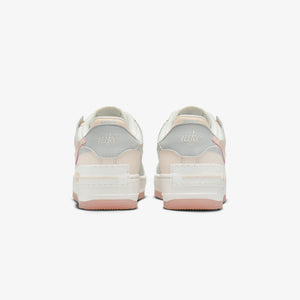 NIKE | AIR FORCE 1 SHADOW { COCONUT MILK/LIGHT SILVER/SAIL/CRIMSON TINT