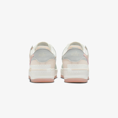 NIKE | AIR FORCE 1 SHADOW { COCONUT MILK/LIGHT SILVER/SAIL/CRIMSON TINT