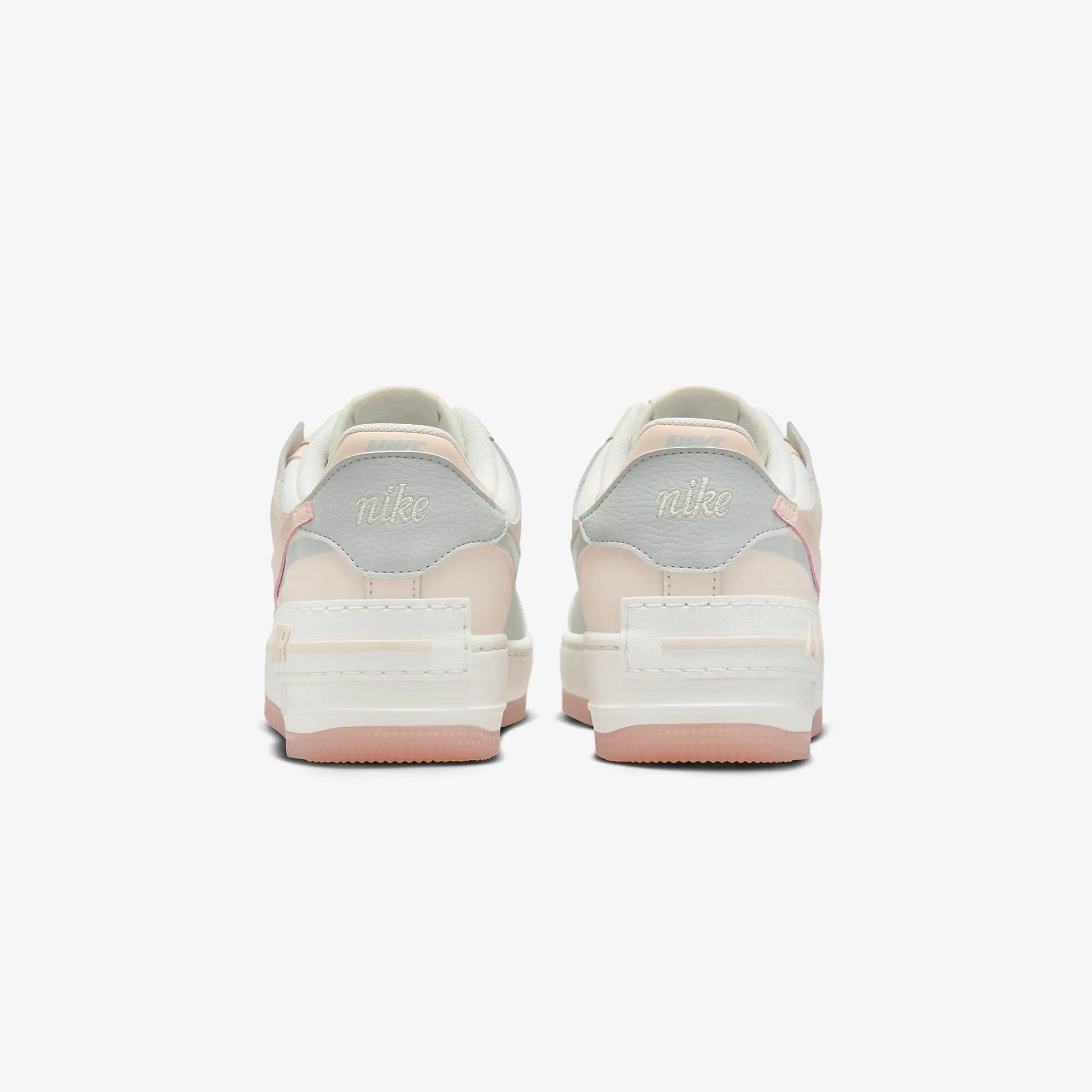 NIKE | AIR FORCE 1 SHADOW { COCONUT MILK/LIGHT SILVER/SAIL/CRIMSON TINT