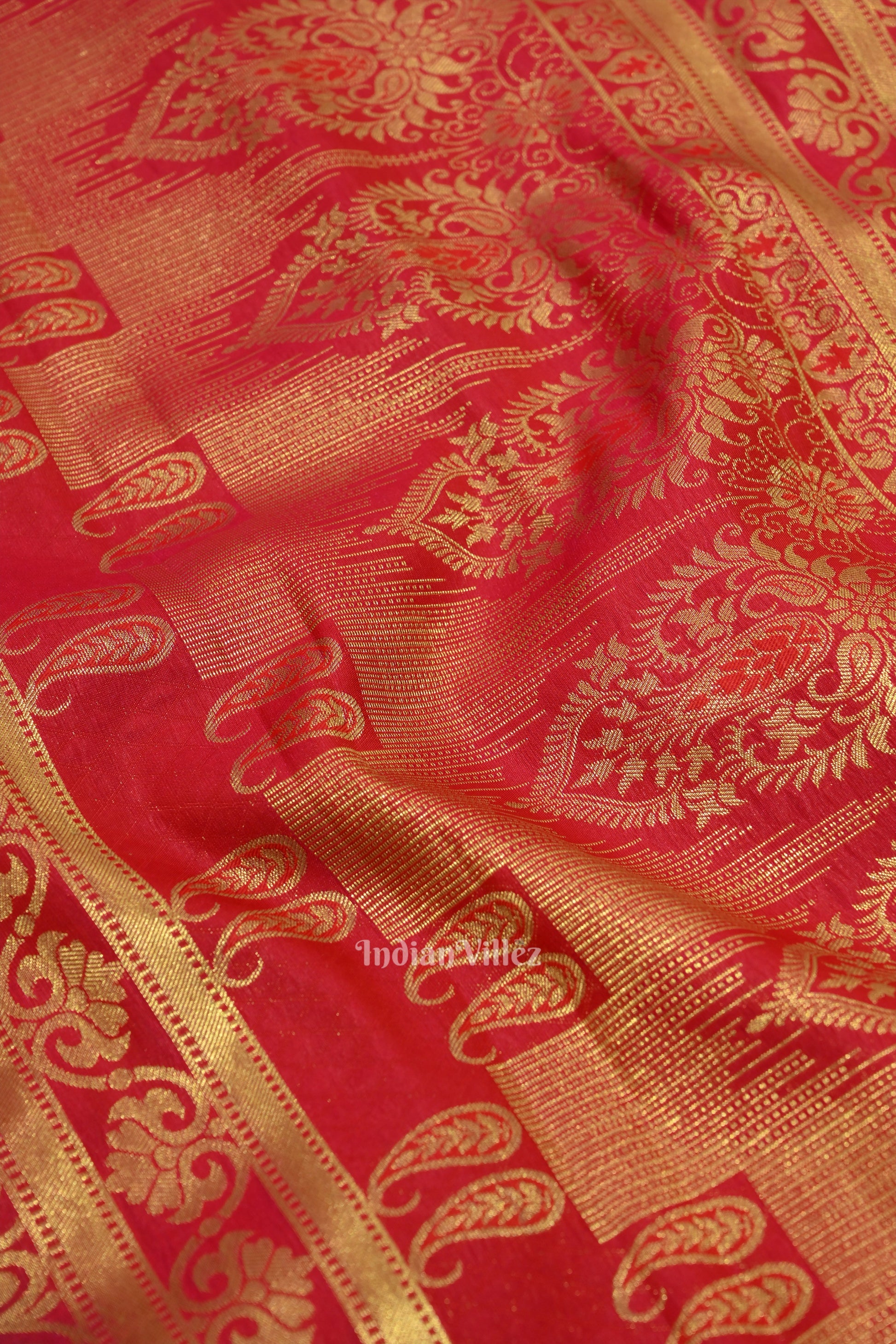 Copper Sulphate Pure Kanjivaram Silk Saree