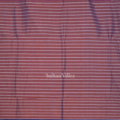 Purple Dual Tone Tribal Theme Sambalpuri Cotton Saree