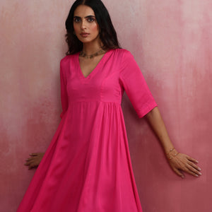 trueBrowns Modal Pink Dress