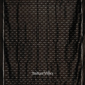 Black Odisha Ikat Contemporary Silk Saree