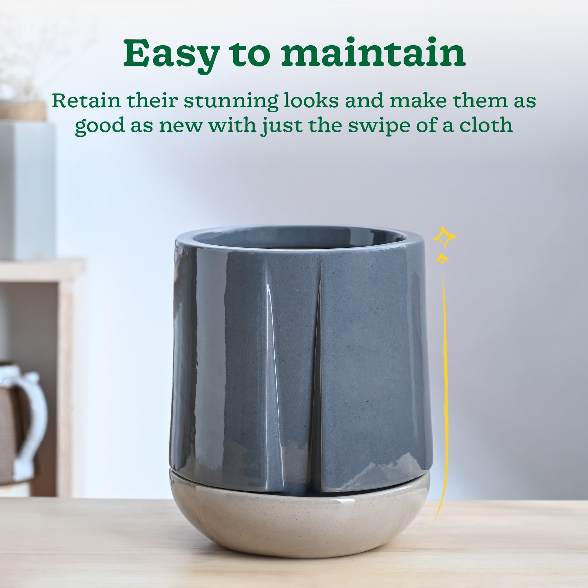 Moonlight Drama Ceramic Planter