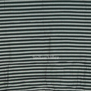 Brownish Green Zodiac Symbol Odisha Ikat Sambalpuri Pure Cotton Saree