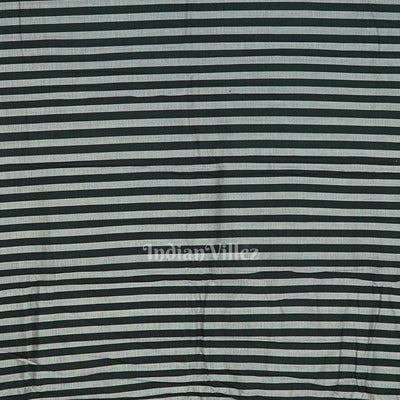 Brownish Green Zodiac Symbol Odisha Ikat Sambalpuri Pure Cotton Saree