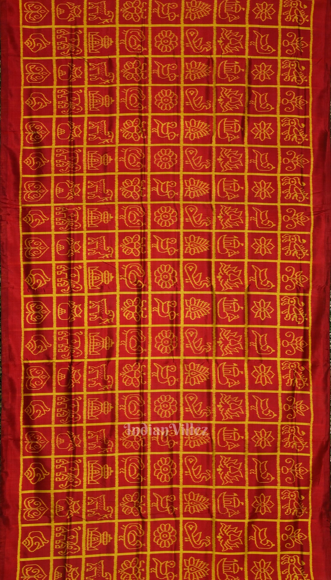 Maroon Nabakothi Contemporary Designer Silk Saree