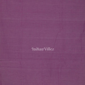 Lavendar Butta Design Cotton Paithani Saree