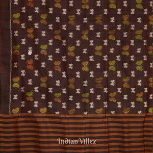 Maroon Dual Tone Butterfly Design Contemporary Silk Saree