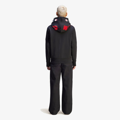 ADIDAS ORIGINALS | BAPE ULTIMATE SHARK HOODIE { BLACK