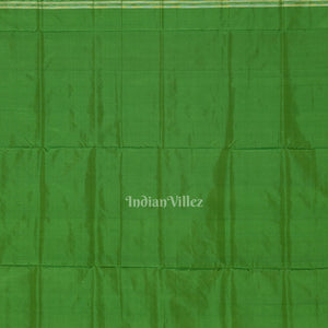 Dark Green Boita Theme Sambalpuri Silk Saree