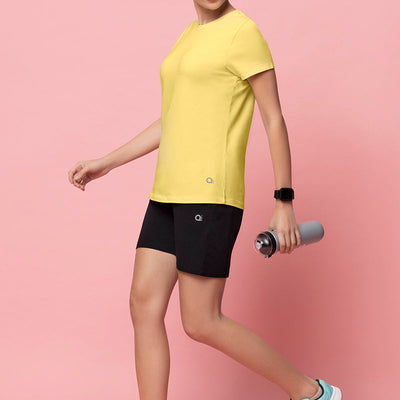 Essential Crew Neck Tee - Sunshine