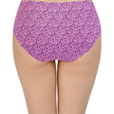 100% Cotton Hipster Panty Pack (Pack of 3) - D019 - Multi