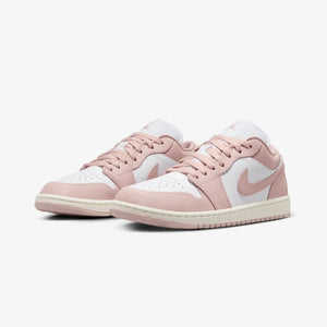 Jordan | AIR JORDAN 1 LOW { WHITE/PINK OXFORD-SAIL