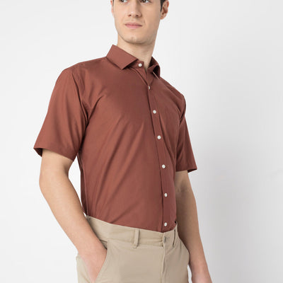 Wrinkle Free Half Sleeve Shirt