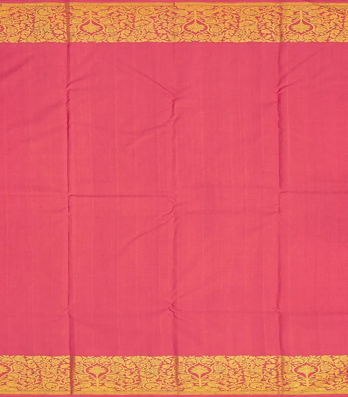 Pastel Green Handloom Natural Dyed Silk Saree With Tree of Life Pallu