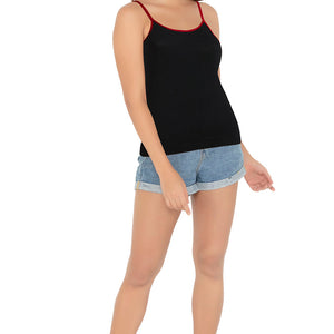 Modal Camisole - Blk-Crim