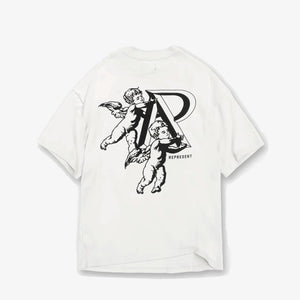 Represent | CHERUB INITIAL T-SHIRT  { FLAT WHITE