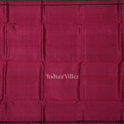 Purple Wine Handwoven Baluchari Silk Saree