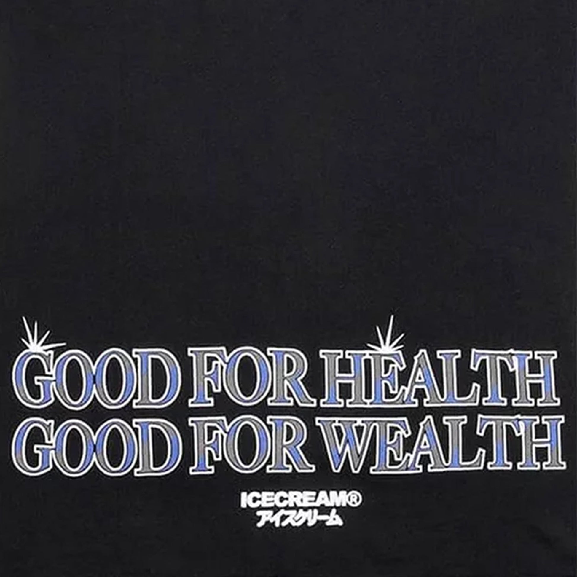 Icecream | FEAR OF A RICH PLANET S/S TEE { BLACK