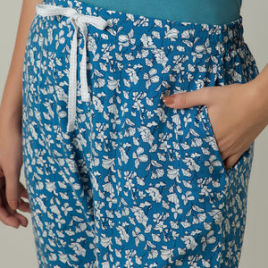 Full Length Pyjama Bottom - Vallarta Ditsy Print