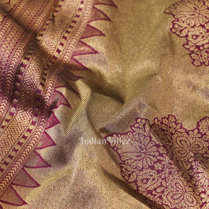 Multicolor Pure Kanjivaram Silk Saree
