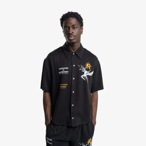 REPRESENT | ICARUS SHORT SLEEVE SHIRT { BLACK