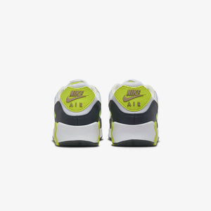NIKE | AIR MAX 90 { WHITE/KHAKI-CYBER-DK SMOKE GREY