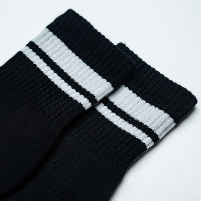 Superkicks | CREW SOCKS  { BLACK