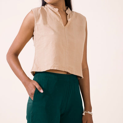 Women Solid Dark Green Cotton Mid Rise Kurti Pants