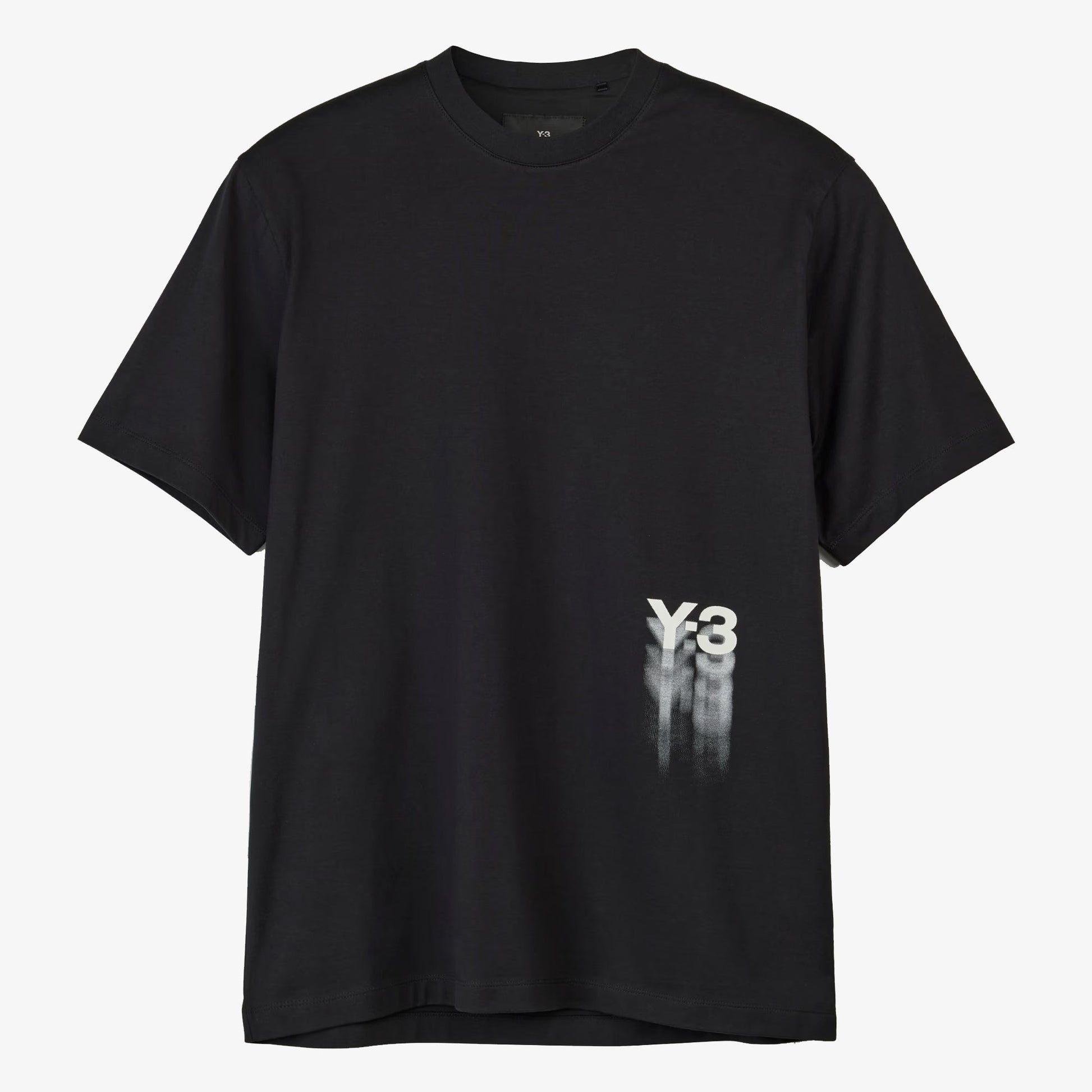 Y-3 | GRAPHIC SHORT SLEEVE TEE  { BLACK