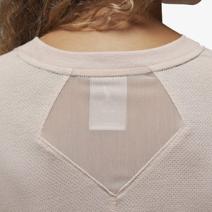 Jordan | DIAMOND SHORT-SLEEVE TOP  { PARTICLE BEIGE