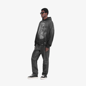 Represent | ATLAS HOODIE { STAINED BLACK
