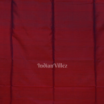 Copper Dual Tone Pure Bishnupuri Silk Saree